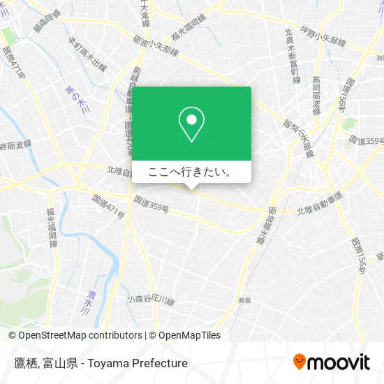 鷹栖地図