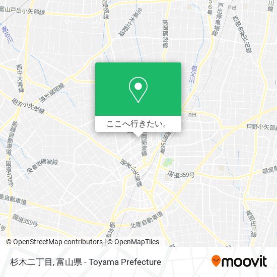杉木二丁目地図