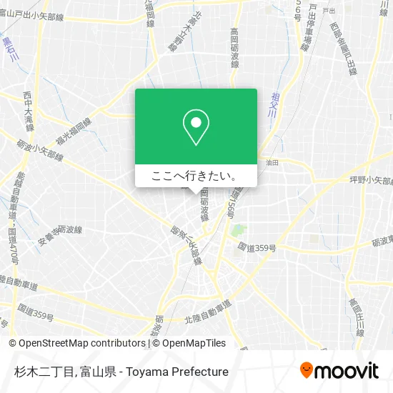 杉木二丁目地図