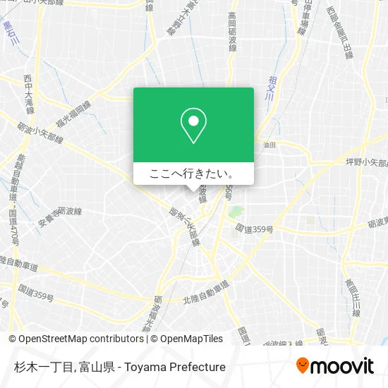 杉木一丁目地図