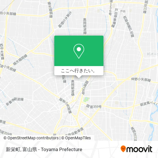新栄町地図