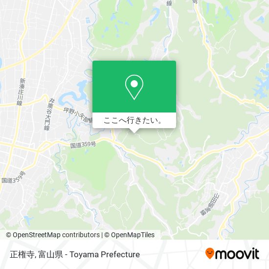正権寺地図
