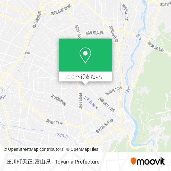 庄川町天正地図