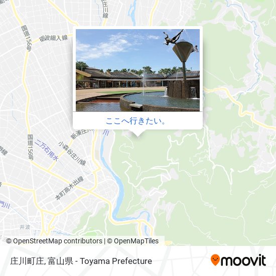 庄川町庄地図