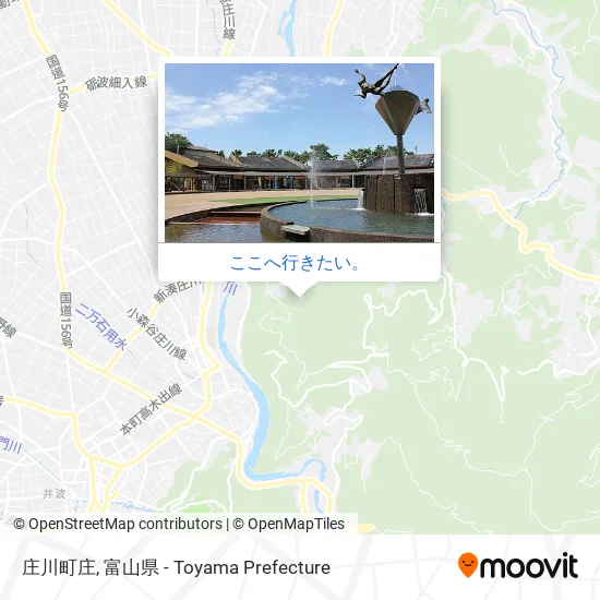 庄川町庄地図
