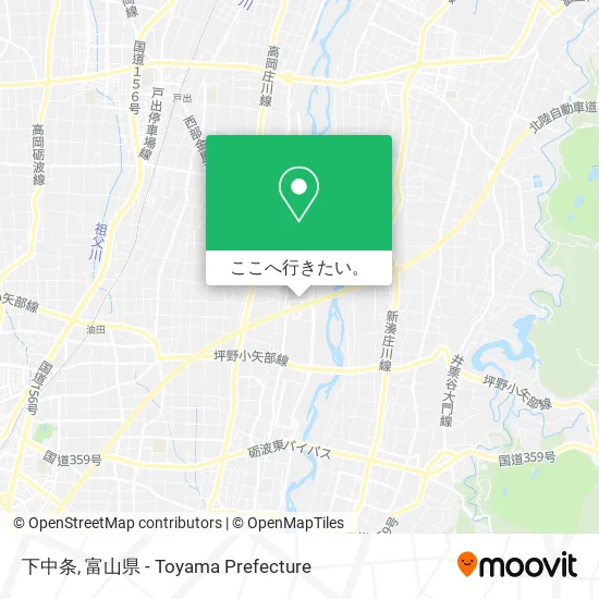 下中条地図
