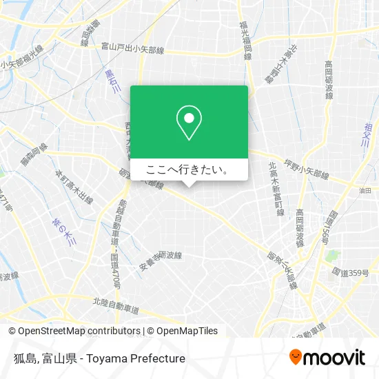 狐島地図