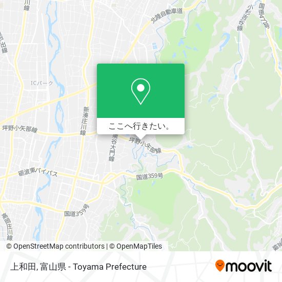 上和田地図