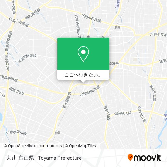 大辻地図
