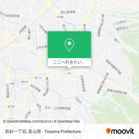 若杉一丁目地図