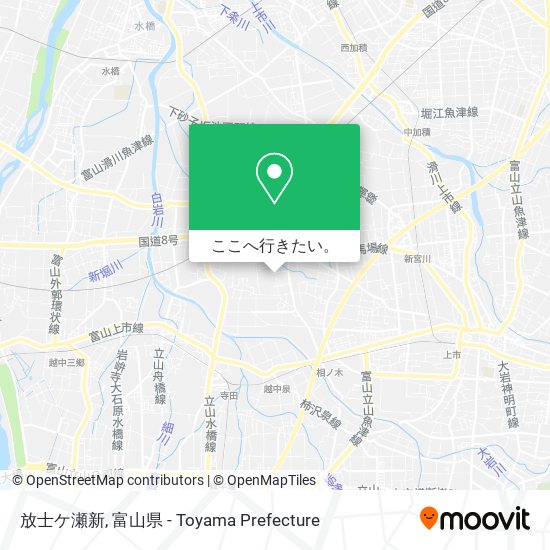 放士ケ瀬新地図
