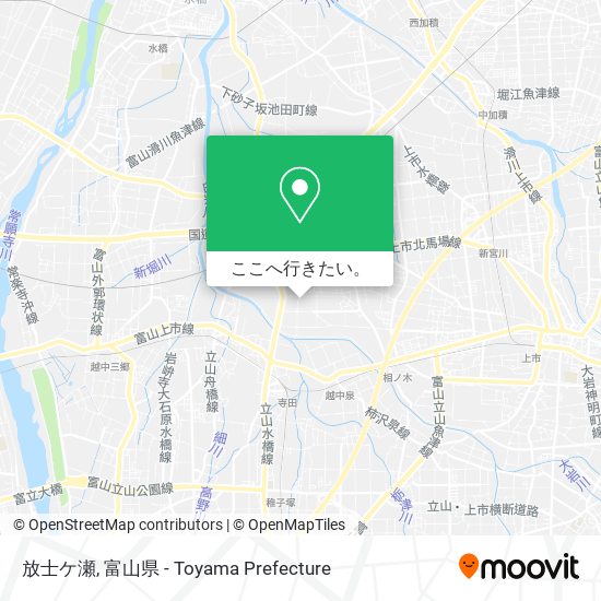 放士ケ瀬地図