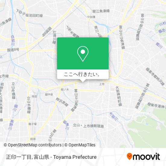 正印一丁目地図