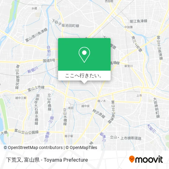 下荒又地図