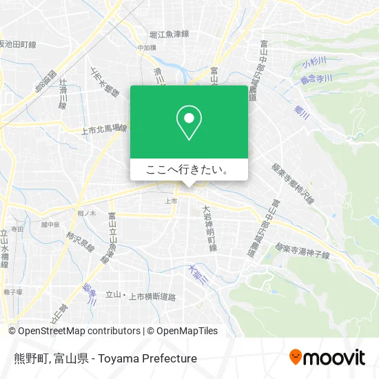 熊野町地図