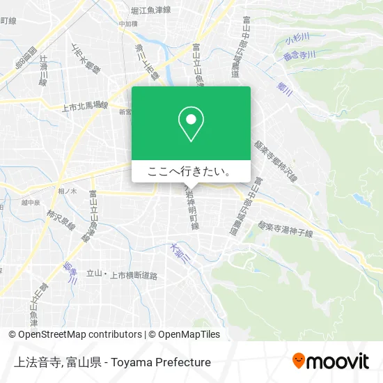 上法音寺地図