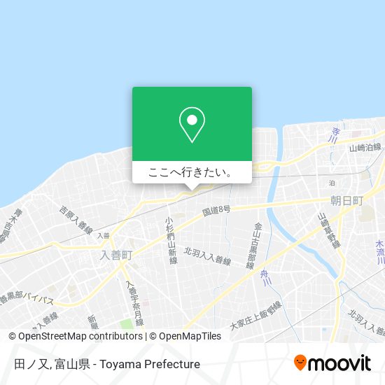 田ノ又地図