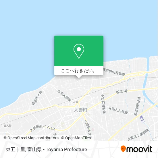 東五十里地図