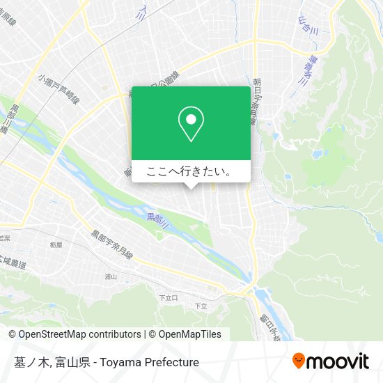 墓ノ木地図