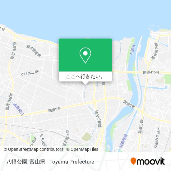 八幡公園地図