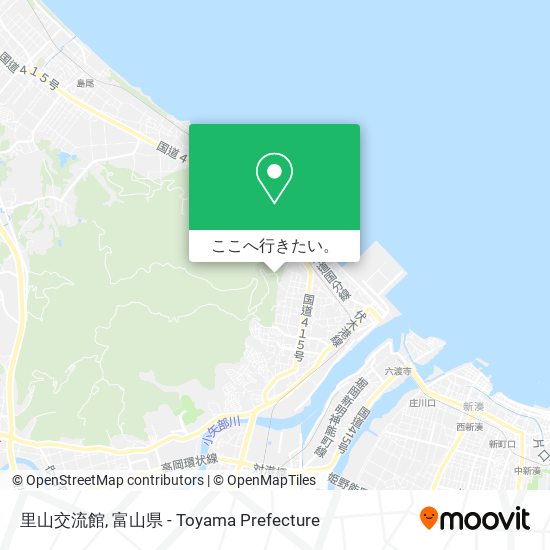 里山交流館地図