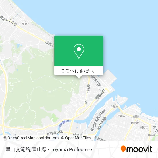 里山交流館地図