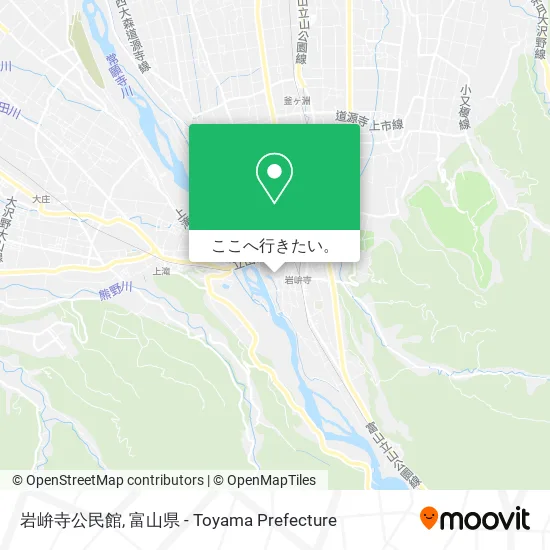 岩峅寺公民館地図