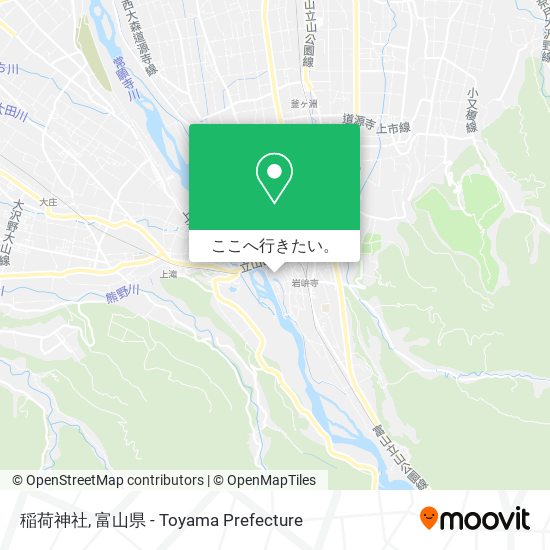 稲荷神社地図