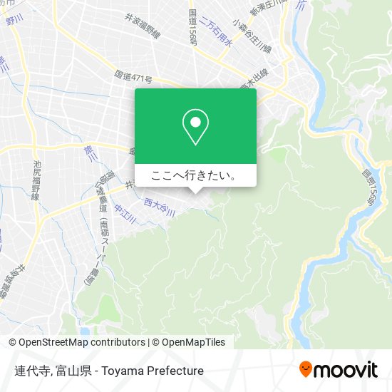 連代寺地図