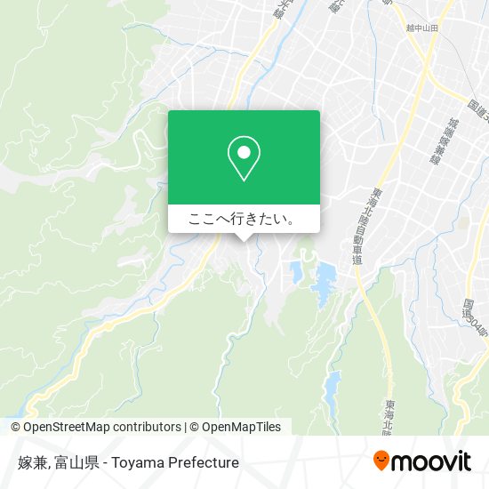 嫁兼地図
