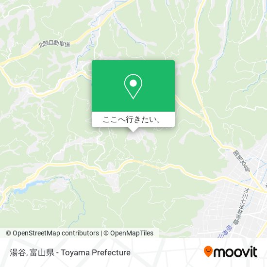 湯谷地図