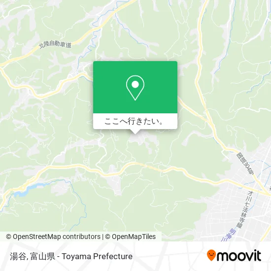湯谷地図