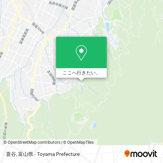 蓑谷地図