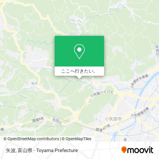 矢波地図