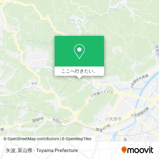 矢波地図