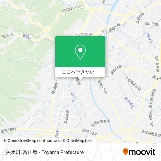 矢水町地図