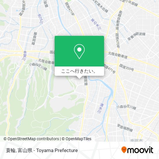 蓑輪地図