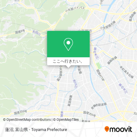 蓮沼地図