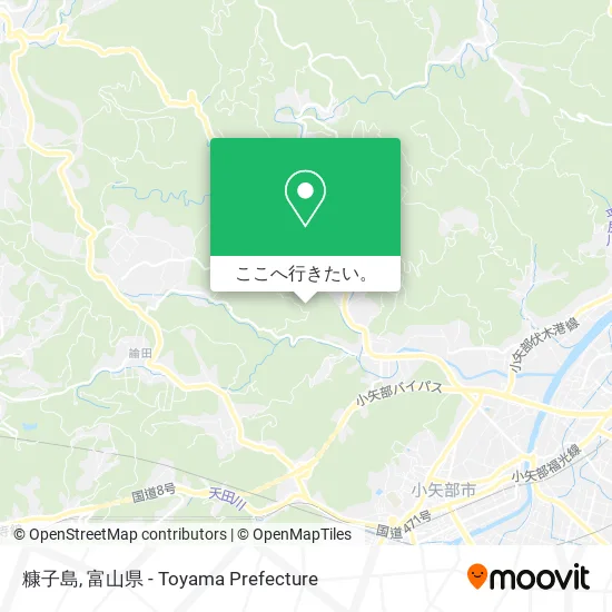 糠子島地図