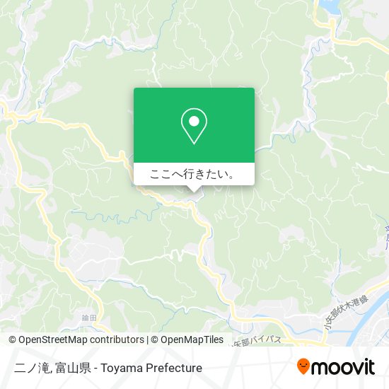 二ノ滝地図