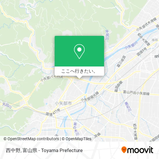 西中野地図