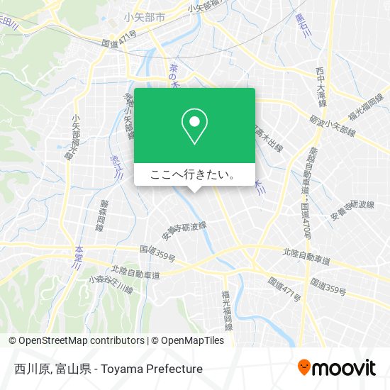 西川原地図
