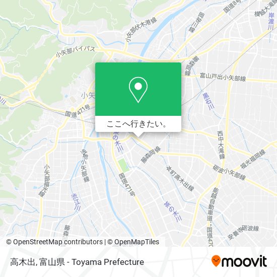 高木出地図