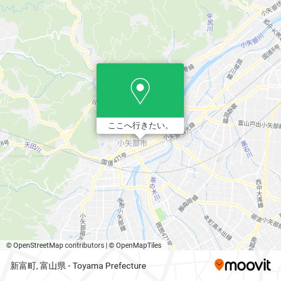 新富町地図