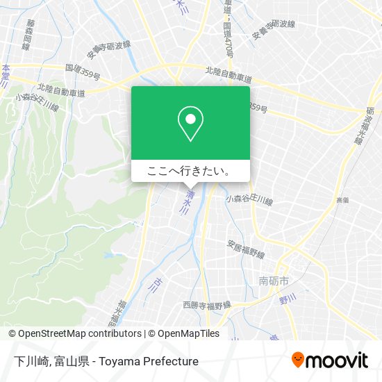 下川崎地図