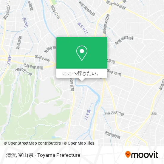 清沢地図