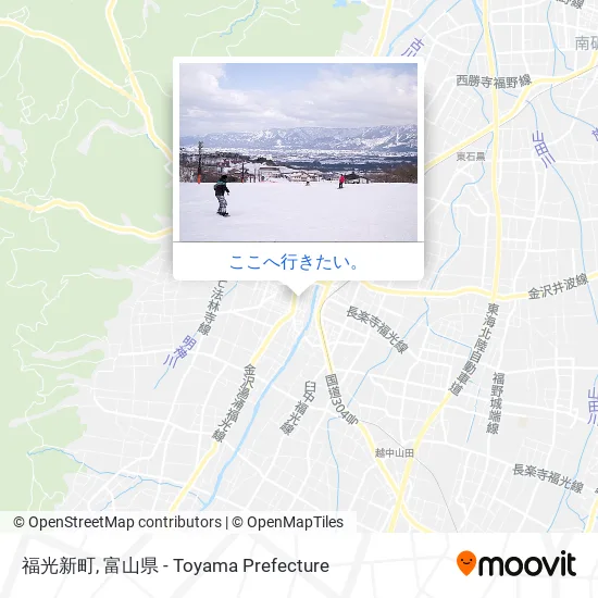 福光新町地図