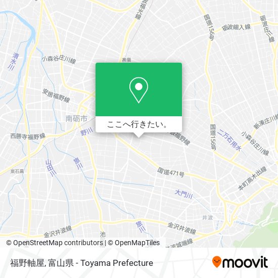 福野軸屋地図