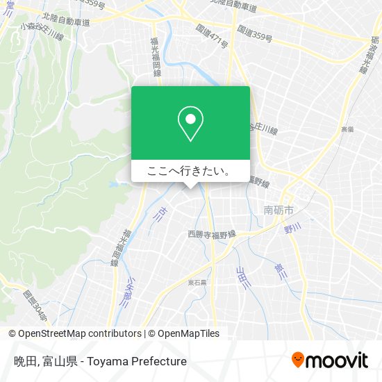 晩田地図