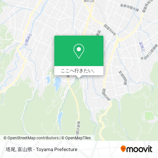 塔尾地図